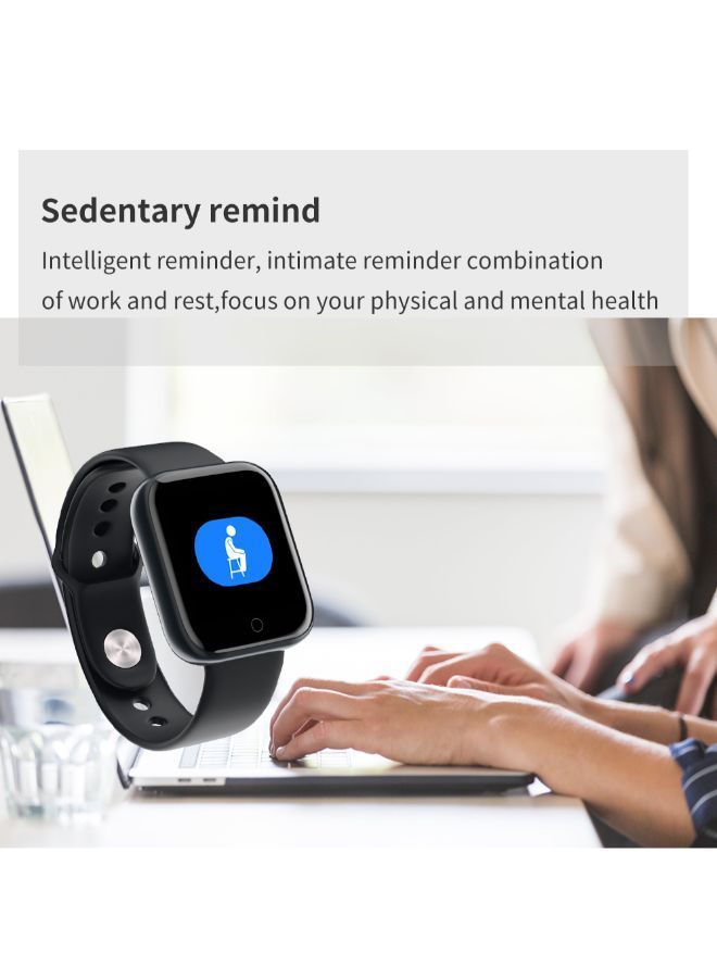 NIBEMINENT Heart Rate Monitoring Fitness Watch Black - Image 3