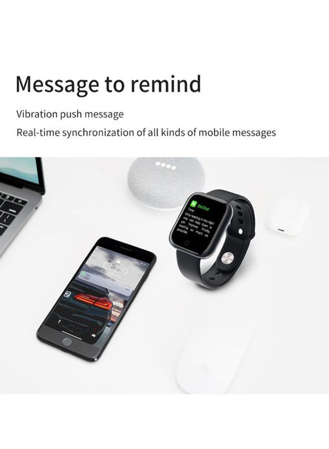 NIBEMINENT Heart Rate Monitoring Fitness Watch Black - Image 4