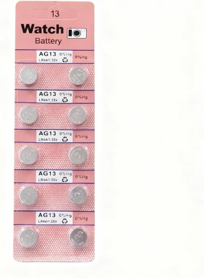 robotgcc AG13 LR44 A76 1.5V Alkaline Button Cell Battery 20 Pack Long Lasting Stable Power | Compatible with LR1154 L1154 V13GA G13A RW82 KA76 GPA76 | For Watches Calculators Toys LED Lights and - Image 4