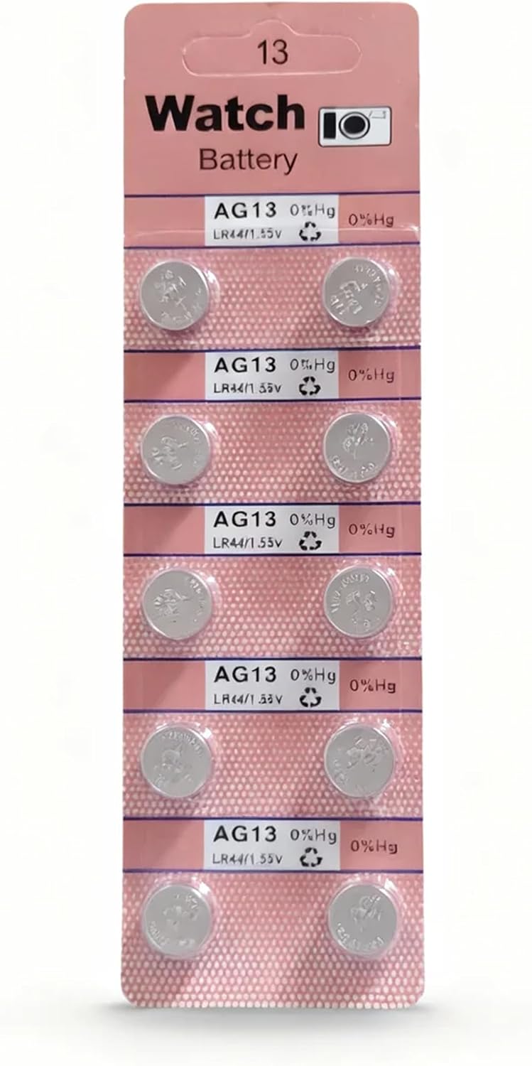 robotgcc AG13 LR44 A76 1.5V Alkaline Button Cell Battery 20 Pack Long Lasting Stable Power | Compatible with LR1154 L1154 V13GA G13A RW82 KA76 GPA76 | For Watches Calculators Toys LED Lights and - Image 1