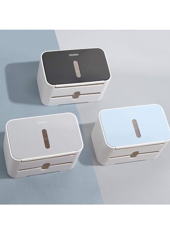 Bathroom Tissue Holder, Strong Bearing Capacity Waterproof Toilet Paper Roll Box Cover Punch Free Large Flat Top for Laundry Room for Home - pzsku/ZEDAF9409D3DAD1BF4EE9Z/45/_/1735059769/3a740072-91f9-44b3-98cf-10ac100e4250