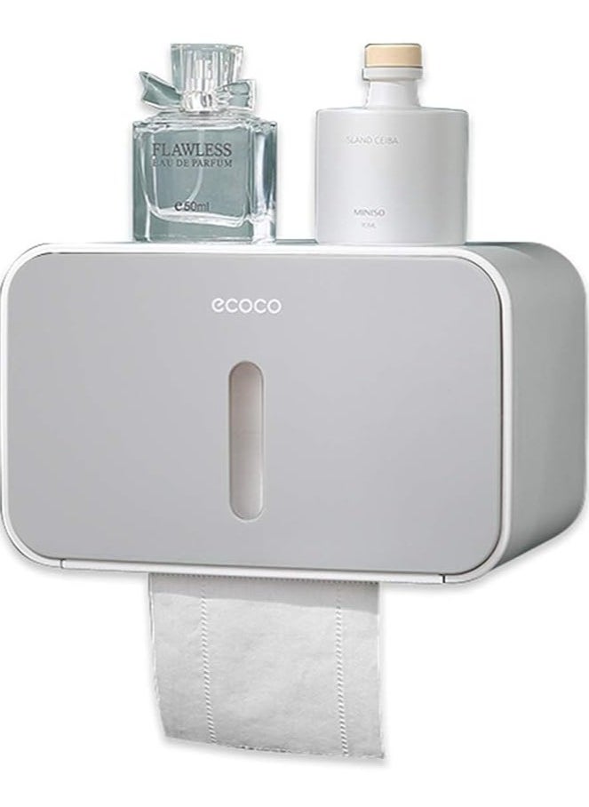 Bathroom Tissue Holder, Strong Bearing Capacity Waterproof Toilet Paper Roll Box Cover Punch Free Large Flat Top for Laundry Room for Home - pzsku/ZEDAF9409D3DAD1BF4EE9Z/45/_/1735059776/a7c9ea39-1ce1-43ed-8ac6-5461ae830043