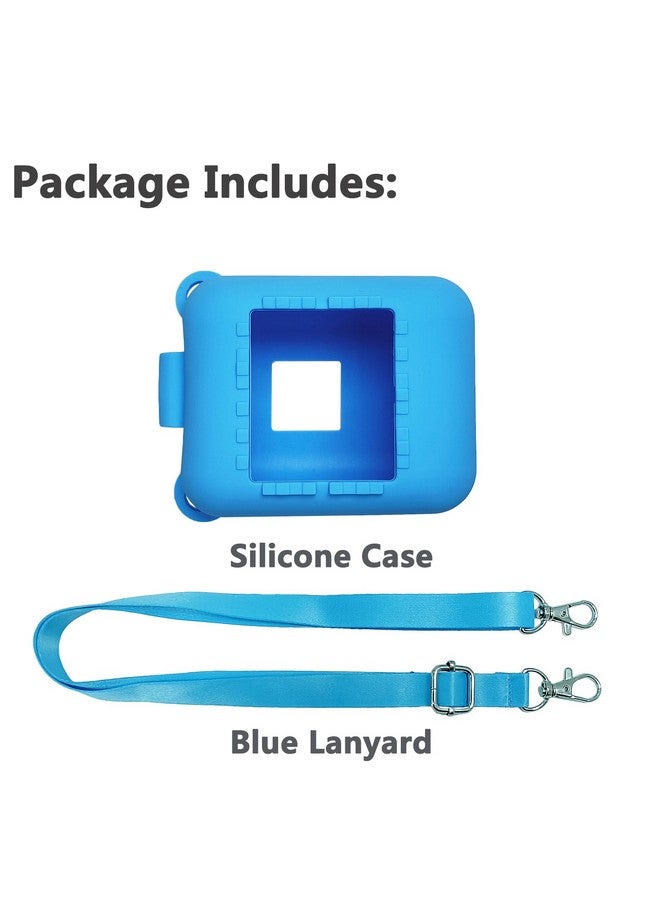 JCHPINE Silicone Cover Case for Bitzee Interactive Toy Digital Pet and Case, Protective Skin Sleeve for Bitzee Virtual Electronic Pets Accessories (for Original 15 Animals) (Blue) - Image 3