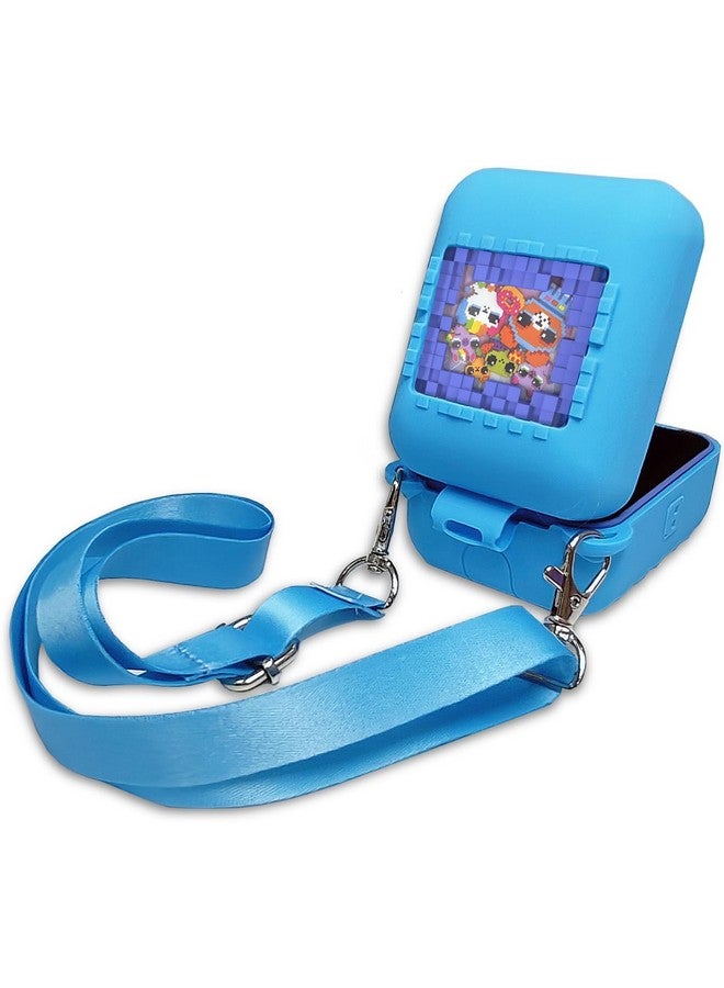 JCHPINE Silicone Cover Case for Bitzee Interactive Toy Digital Pet and Case, Protective Skin Sleeve for Bitzee Virtual Electronic Pets Accessories (for Original 15 Animals) (Blue) - Image 5