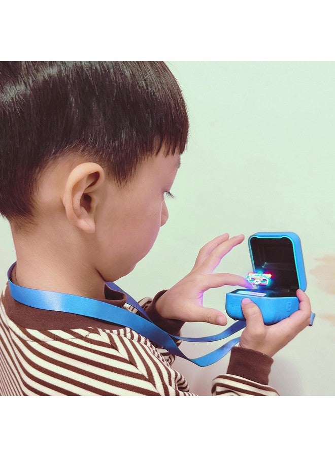 JCHPINE Silicone Cover Case for Bitzee Interactive Toy Digital Pet and Case, Protective Skin Sleeve for Bitzee Virtual Electronic Pets Accessories (for Original 15 Animals) (Blue) - Image 4