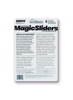 Magic Sliders 4124 Series 4PK 15/16x4 Rect Slider, Pack of 1, Grey - pzsku/ZEDAFA40067C543FA3317Z/45/_/1731077796/f8ae9a79-733a-46ca-9f8f-f3f8c33f32fe