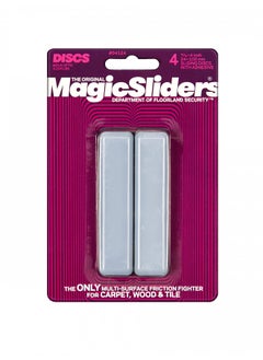 Magic Sliders 4124 Series 4PK 15/16x4 Rect Slider, Pack of 1, Grey - pzsku/ZEDAFA40067C543FA3317Z/45/_/1731077828/715d2b71-c98d-4f77-848b-2bfb383b56d7