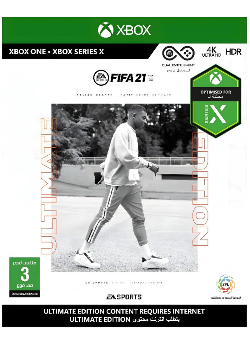 Games FIFA 21 ULTIMATE XBOX ONE - XBOX SERIES X 