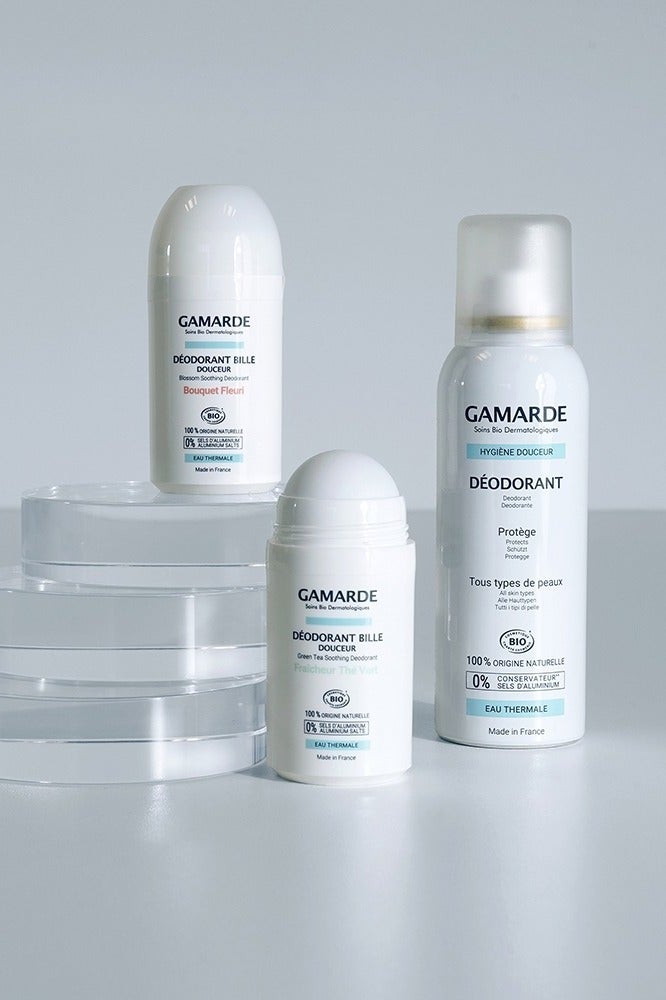 gamarde Green Tea Soft Roll-On Deodorant 50ml – Certified Organic Aluminum-Free Deodorant with Organic Mallow – Neutralizes Odors, Refreshes & Softens Skin – Travel Size, 100% Natural, Vegan - Image 2