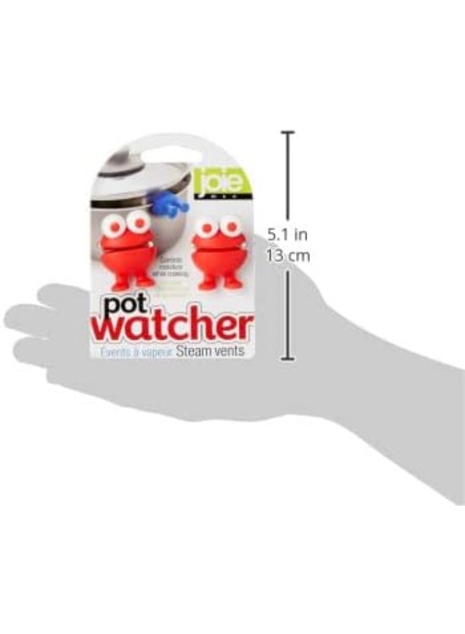 Joie MSC Joie Pot Watchers Pan Steam Vents Pack of 2 Silicone Lid Lifter Boil Over Stopper Heat Resistant Cooking Gadget Assorted Colors Kitchen Tool - Image 3