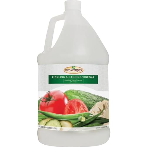 Mrs. Wages Mrs Wages Pickling  Canning Vinegar WellBalanced Vinegar Great Tasting Versatile for Canning  Cooking Easy Storage 1 Gallon Jug - Image 1