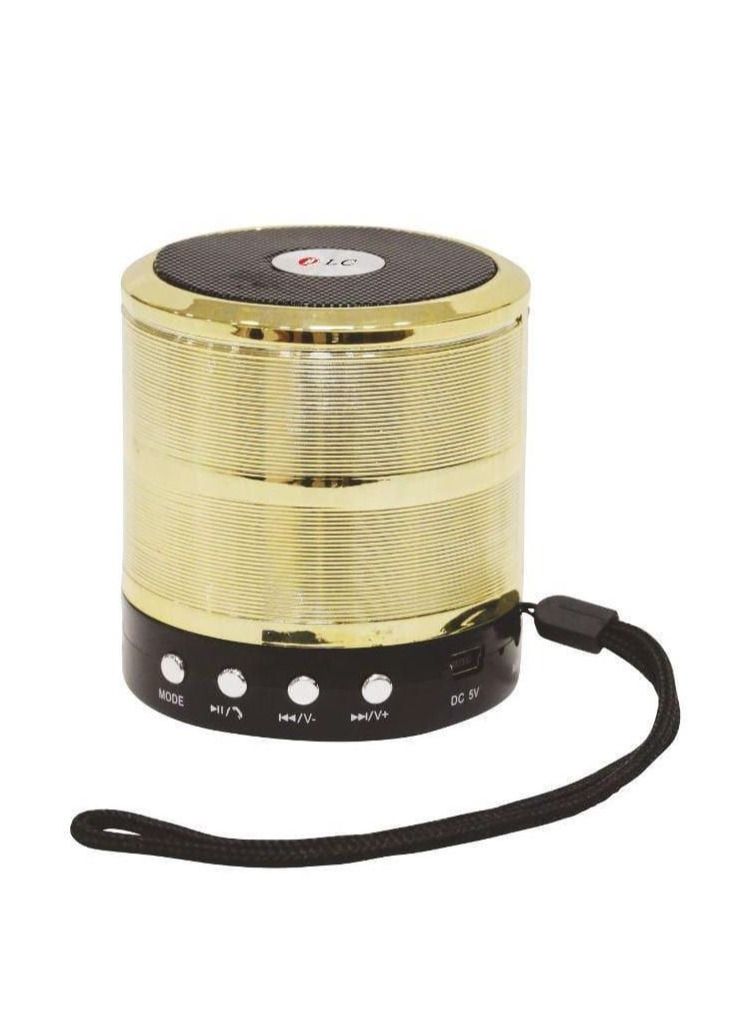 دي إل سي  مكبر صوت صغير لإعادة الشحن يعمل على USB وبطاقة SD عشوئي الوان - Image 1