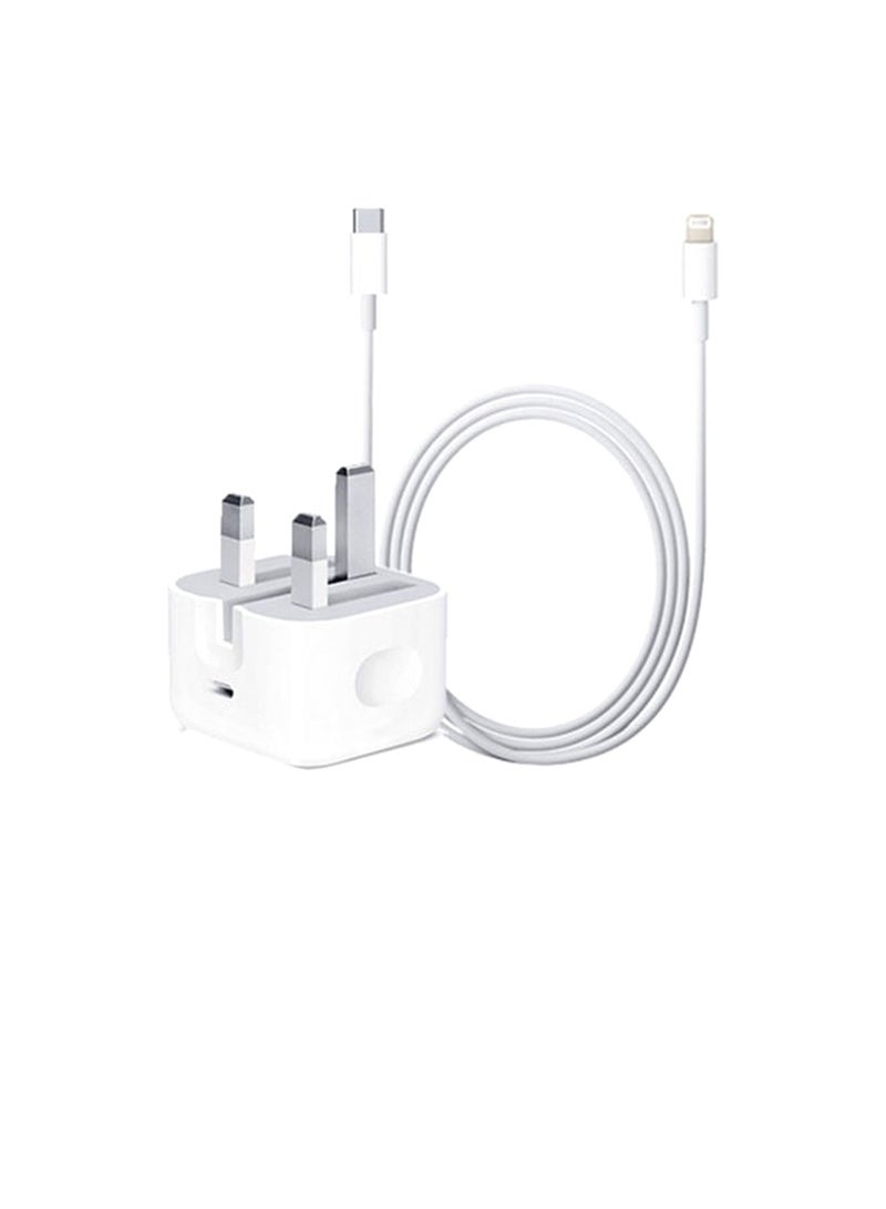 20W USB-C Power Adapter, USB C to Lightning -1m - Image 2