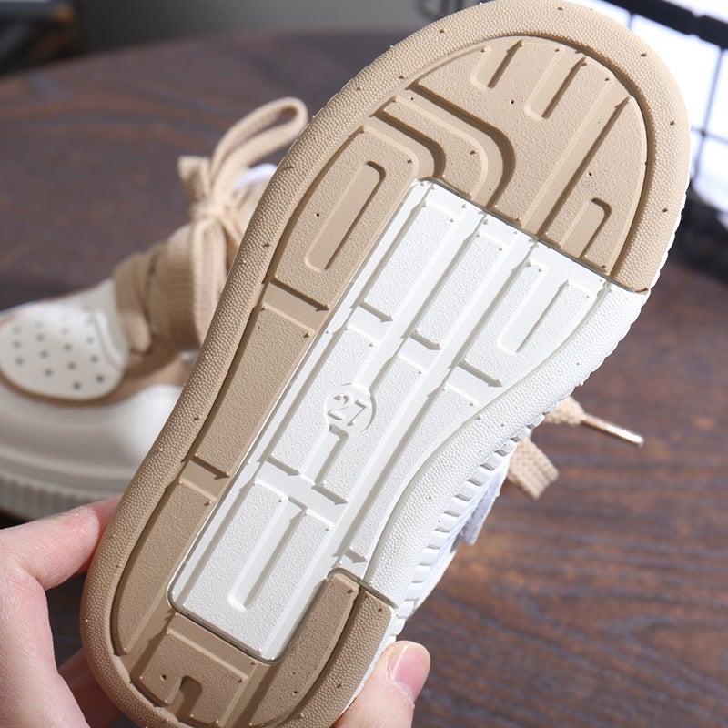 Children'S Shoes 2025 Boys Single Net Breathable Casual Shoes Girls Fashion White Shoes Tide 9290 - Image 5