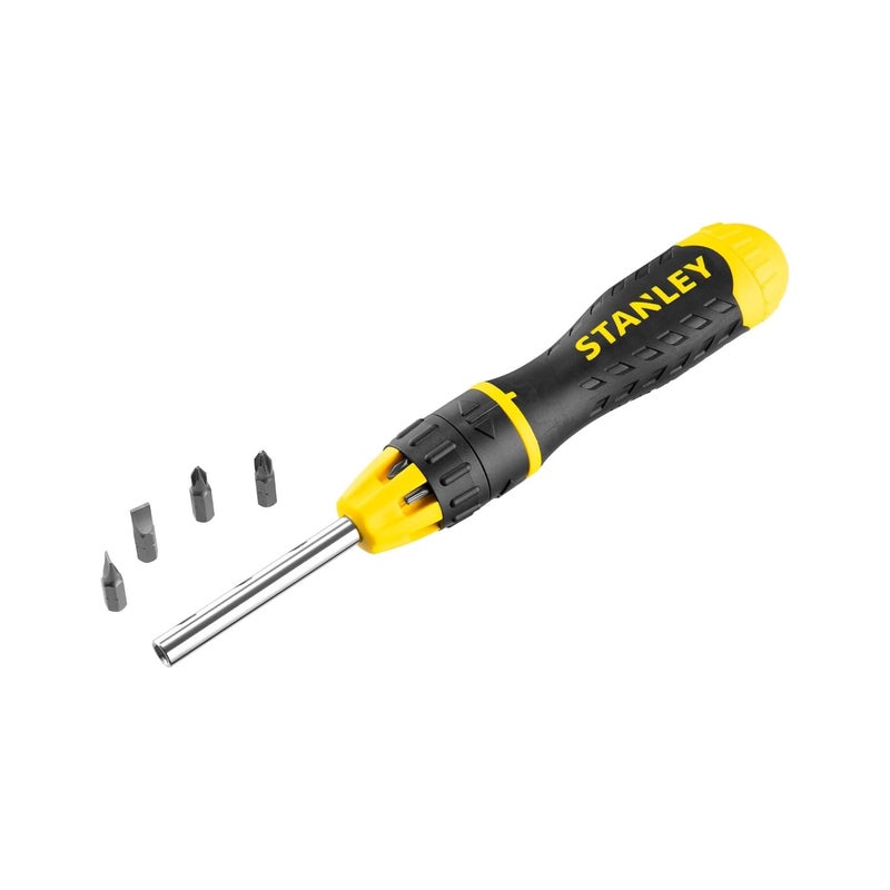 Stanley Stanley 10 pcs Multi-Bit Ratcheting Screwdriver-68-010-22  - Image 1