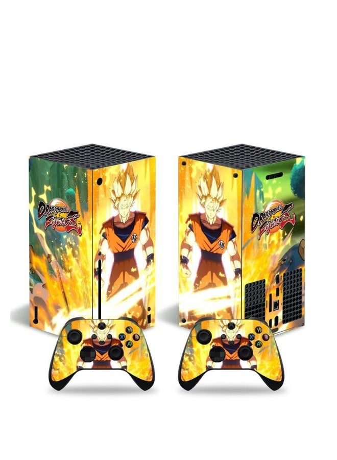 Beauenty XBOX series X console sticker Dragon Ball style sticker