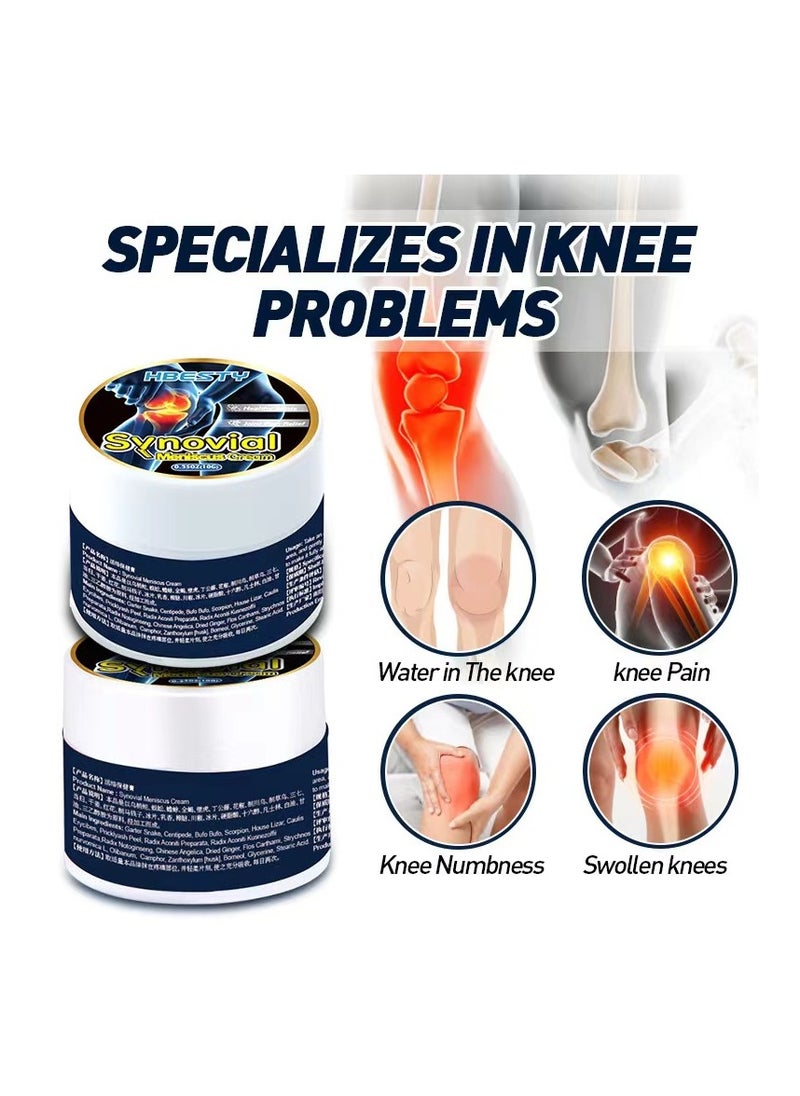 HBESTY - Knee Joint Pain Relief Ointment Meniscus Damage Leg Knee Arthritis Cream Fast Absorbing Hand And Foot Tenosynovitis Cold Gel Quick Relief Joint And Bone Therapy Cream For Muscle And Joint Pain - Image 1