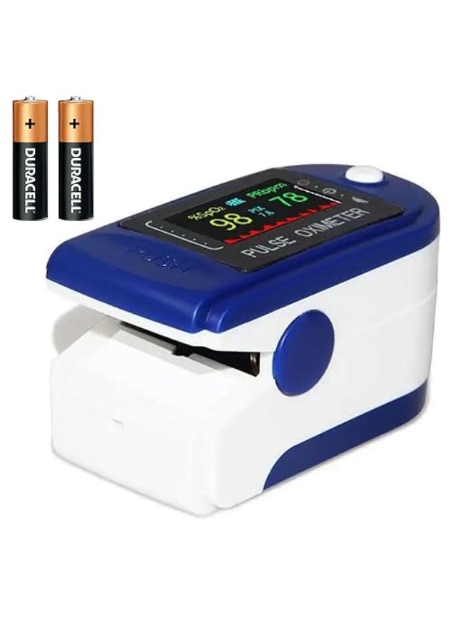 Pulse Oximeter Fingertip Oxygen Meter - SpO2 & Heart Rate Monitor with LED Display - Accurate, Easy-to-Use & 12 Months Warranty - Image 1