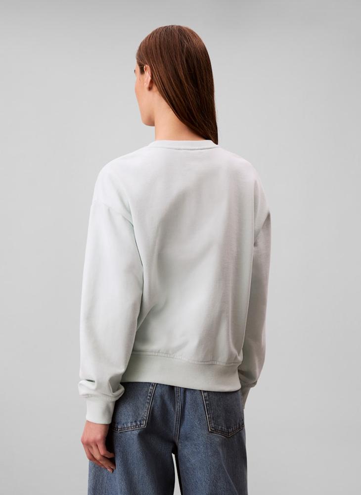 Calvin Klein Jeans Logo Crew Neck Sweatshirt - Image 2