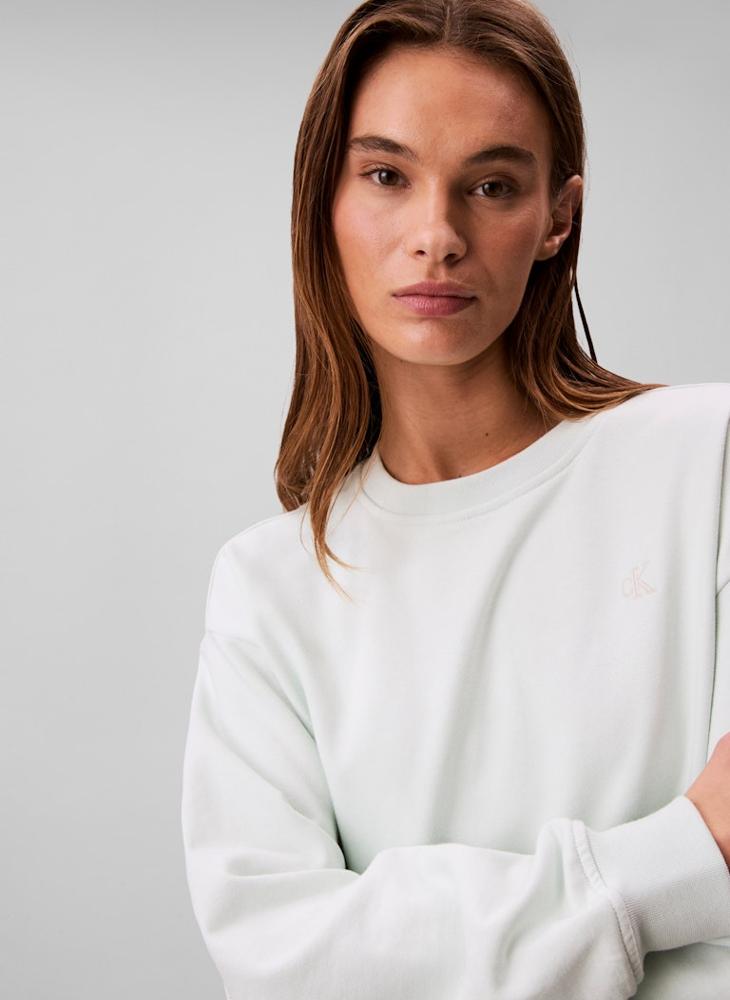 Calvin Klein Jeans Logo Crew Neck Sweatshirt - Image 4