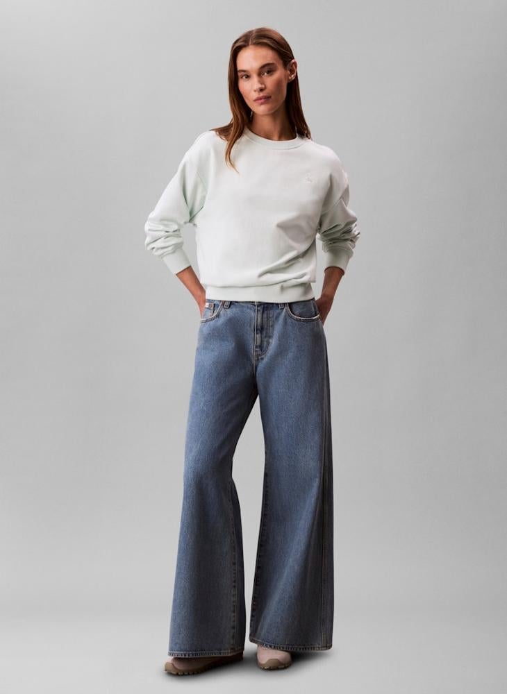 Calvin Klein Jeans Logo Crew Neck Sweatshirt - Image 5