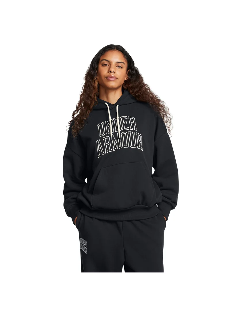 UNDER ARMOUR Icon Heavyweight Terry Oversized Hoodie