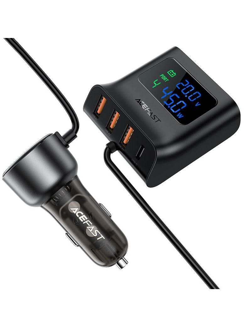 ACEFAST Fast Charge Car HUB Charger B11 (1xUSB-C+3xUSB-A) 138W - Image 3