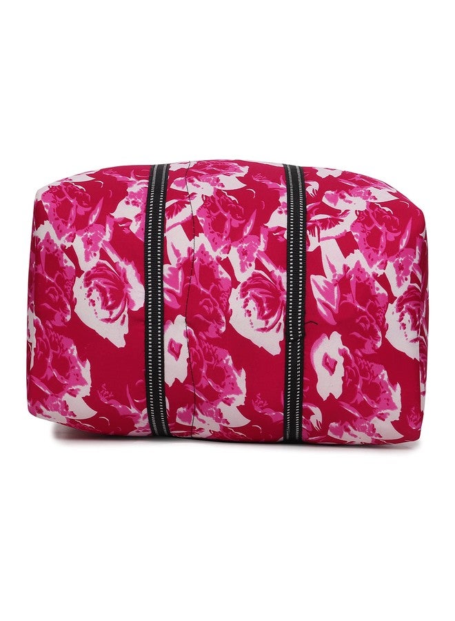 Turtuls Group Girls Pink Flower Bag Man Woman Extra Larze Space Duffles Travel Bag - Image 3