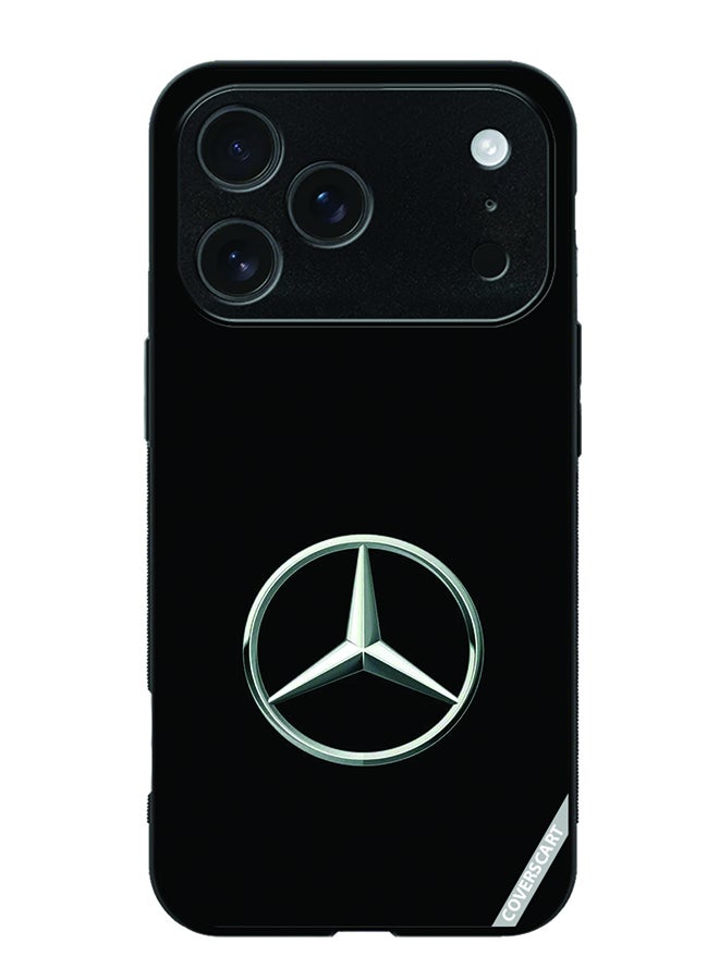 COVERSCART Protective Case Cover For Apple iPhone 17 Pro Max Mercedes Design Black