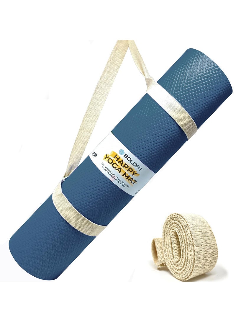 BOLDFIT Yoga Mats For Women Yoga Mat For Men Exercise Mat For Home Workout Yoga Mat For Women Gym Mat Anti Slip Yoga Mat Workout Mat Yoga Mat For Kids Yoga Mate Gym Mats For Workout At Home  - Image 1