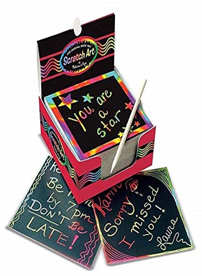 FAVELA Magic Scratch Paper Rainbow Painting, Scratch Painting, Drawing and Crafts Creative Gift for Kids with 1 Wooden Pen, DIY Toy, Party Christmas Birthday Gift. (Pack of 2) - Image 4
