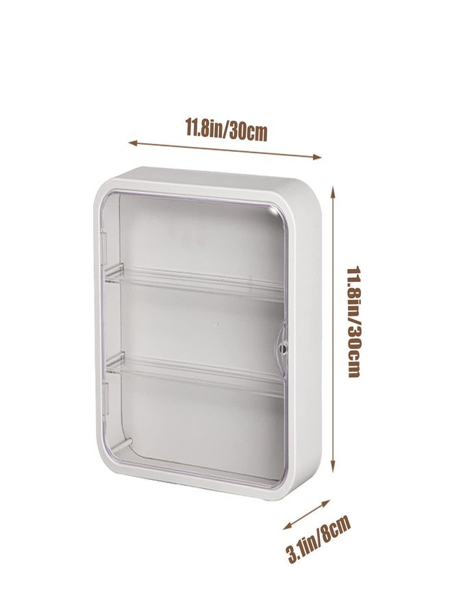 WMM Clear Display Case for Figures, Wall-Mounted Doll Storage Box, Adjustable Display Stand with Door Dust and Moisture Proof Suitable for Lego Collectibles Action Figures Pop Mart (Yellow) - Image 4