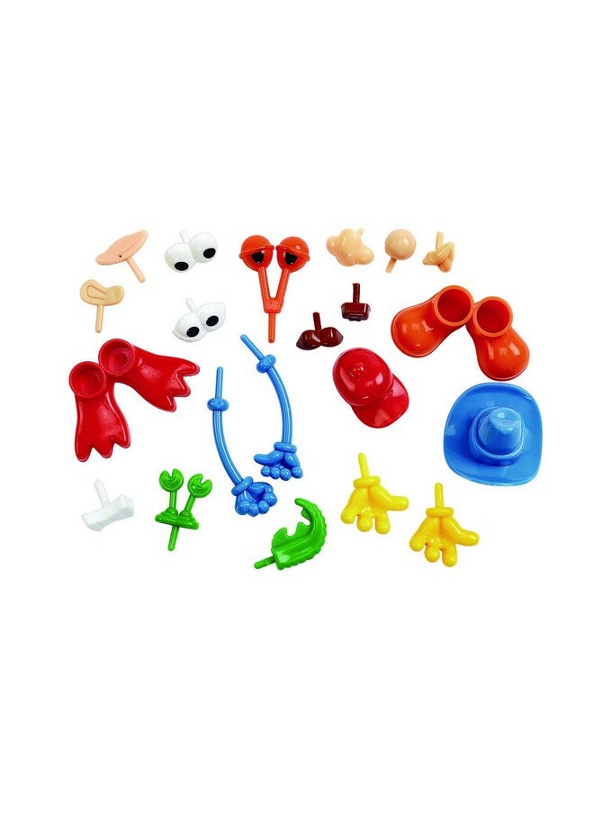 كولوريشنز تلوينات - BUILDME Creative Creatures Dough Builders (تتضمن 260 قطعة) - ملحقات العجين والطين للتشكيل للأطفال - وقت لعب بدون شاشة - بناء حيوانات وشخصيات  - Image 4