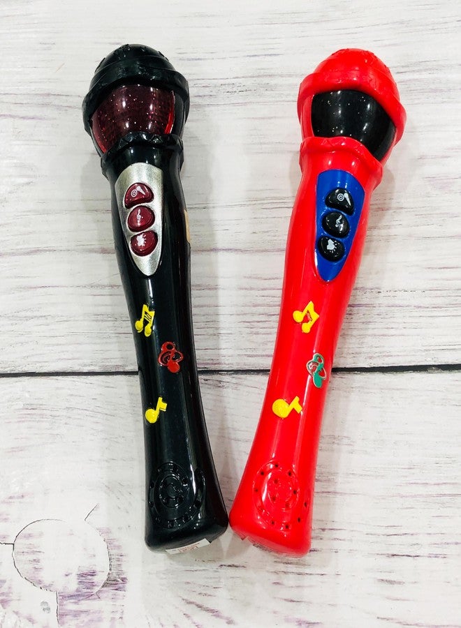 SHOPMEFAST Singing Star Microphone Toy - Kids Musical Mic with Lights, Sound Effects, Lightweight Plastic, Multicolor, 1 Pack - Image 1