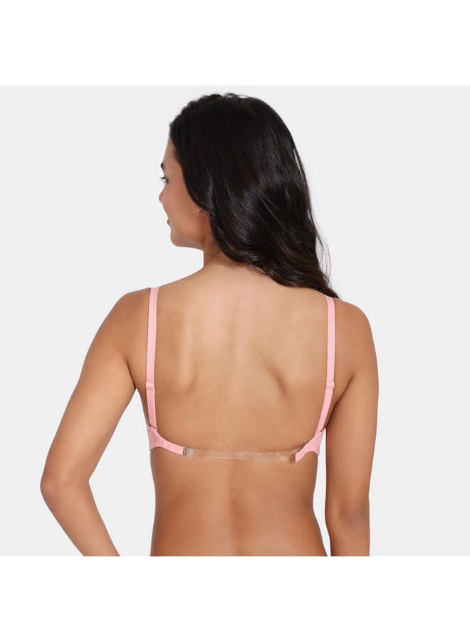 zivame Zivame Balconette Bra with Hook and Eye Closure  - Image 2