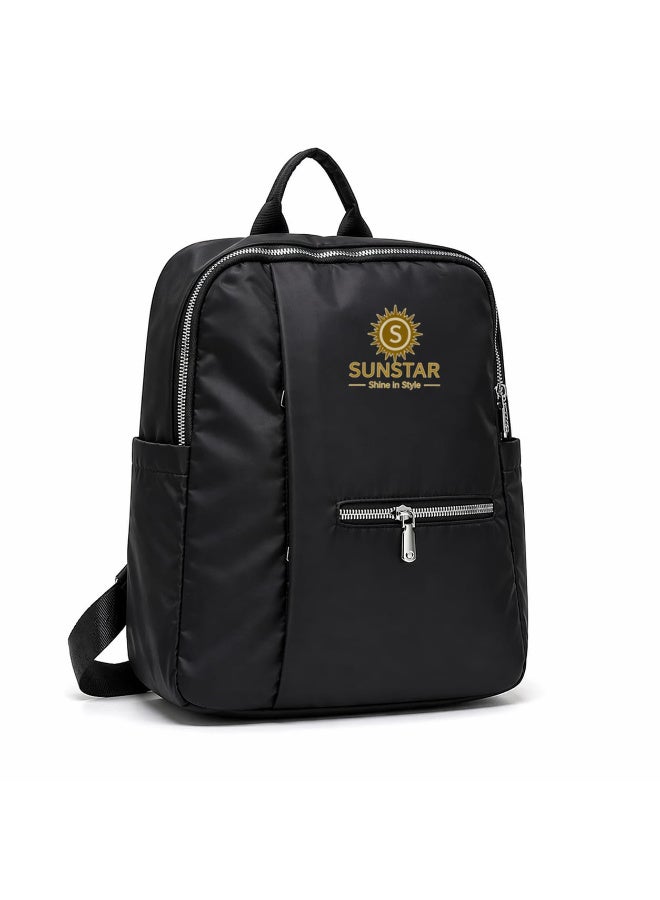 SUNSTAR Stylish Multi-Color Backpack for Women & Girls – Lightweight Daily Use Bag with Front Pocket (Premium Quality)