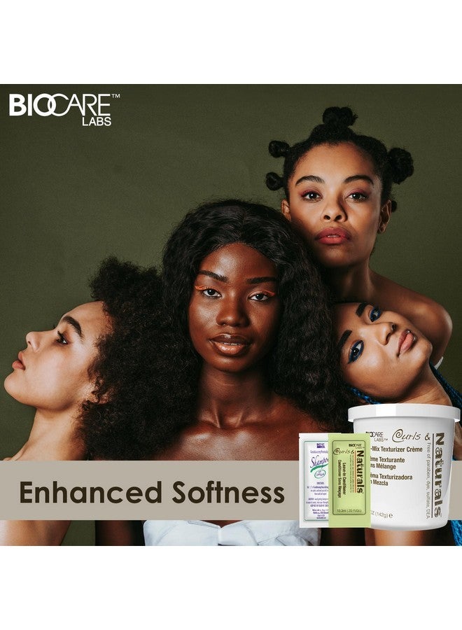 بيوكير مجموعة كيرلز آند ناتشورالز لتنعيم الشعر وتجعيده بزيت الأرغان المغربي، تغذي وترطب أنماط التجعيد الطبيعية، وتفك التشابك وتمنح الشعر ملمسًا ناعمًا، مناسبة للشعر المموج، كريم، للجنسين - 5 أونصة (بدون خلطة) - Image 5