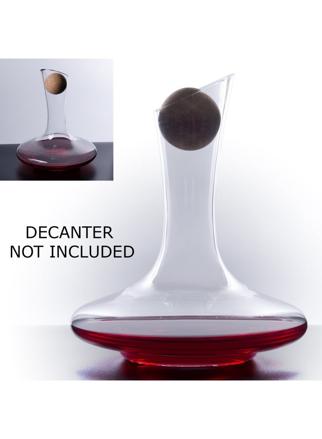 Plaisir de la Cave Wine Decanter Cork Stopper  Stainless Steel Cleaning Beads Accessories  - Image 2