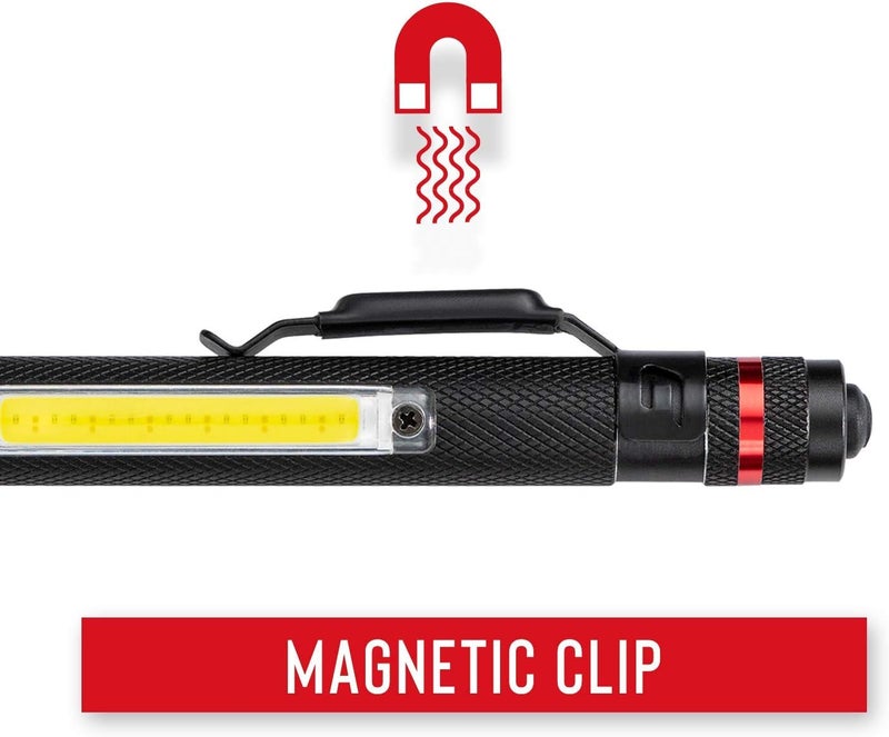 Coast Coast G23 120 Lumen Alkaline Dual Power Magnetic LED Penlight with COB Area Light  - Image 4