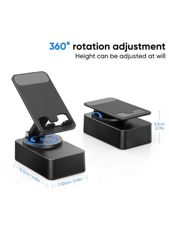 Wireless Audio Bluetooth Speaker with Emergency charging, 5in1 Phone Holder Power Bank with Colorful Ambient Light for Tablet iPhone Android  - Image 5