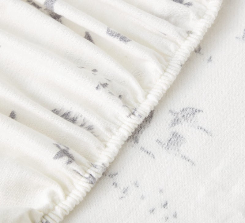 Eddie Bauer - Flannel Sheets Twin Size, Anti-Pilling & Wrinkle Resistant Cotton, Touchably Soft for All-Season Comfort - Bed Sheets with Matching Pillowcase & Fitted Sheet (Geese Meadow Yellow) - Image 4