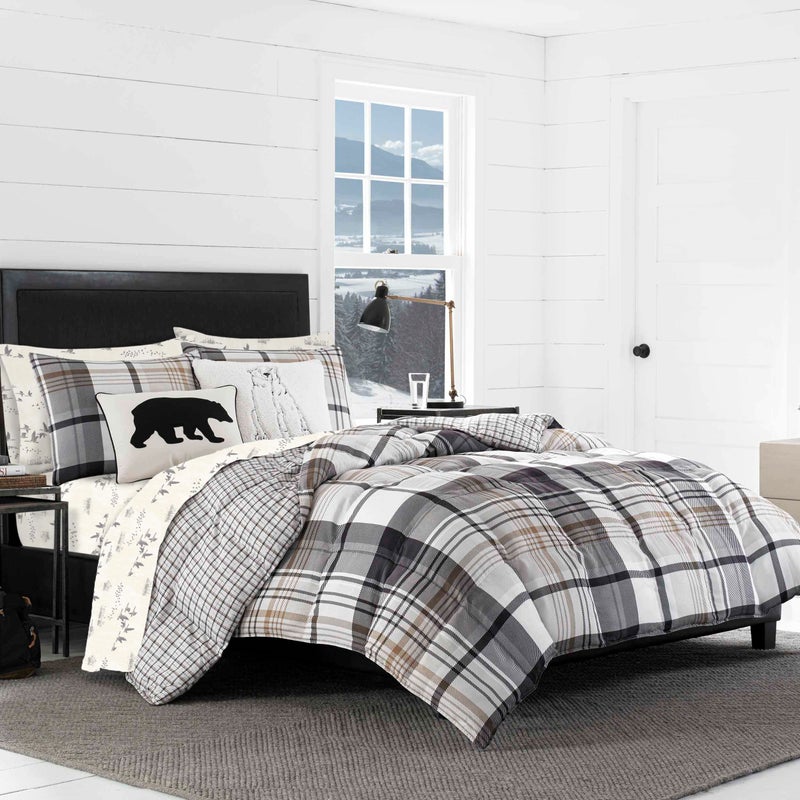 Eddie Bauer - Flannel Sheets Twin Size, Anti-Pilling & Wrinkle Resistant Cotton, Touchably Soft for All-Season Comfort - Bed Sheets with Matching Pillowcase & Fitted Sheet (Geese Meadow Yellow) - Image 3