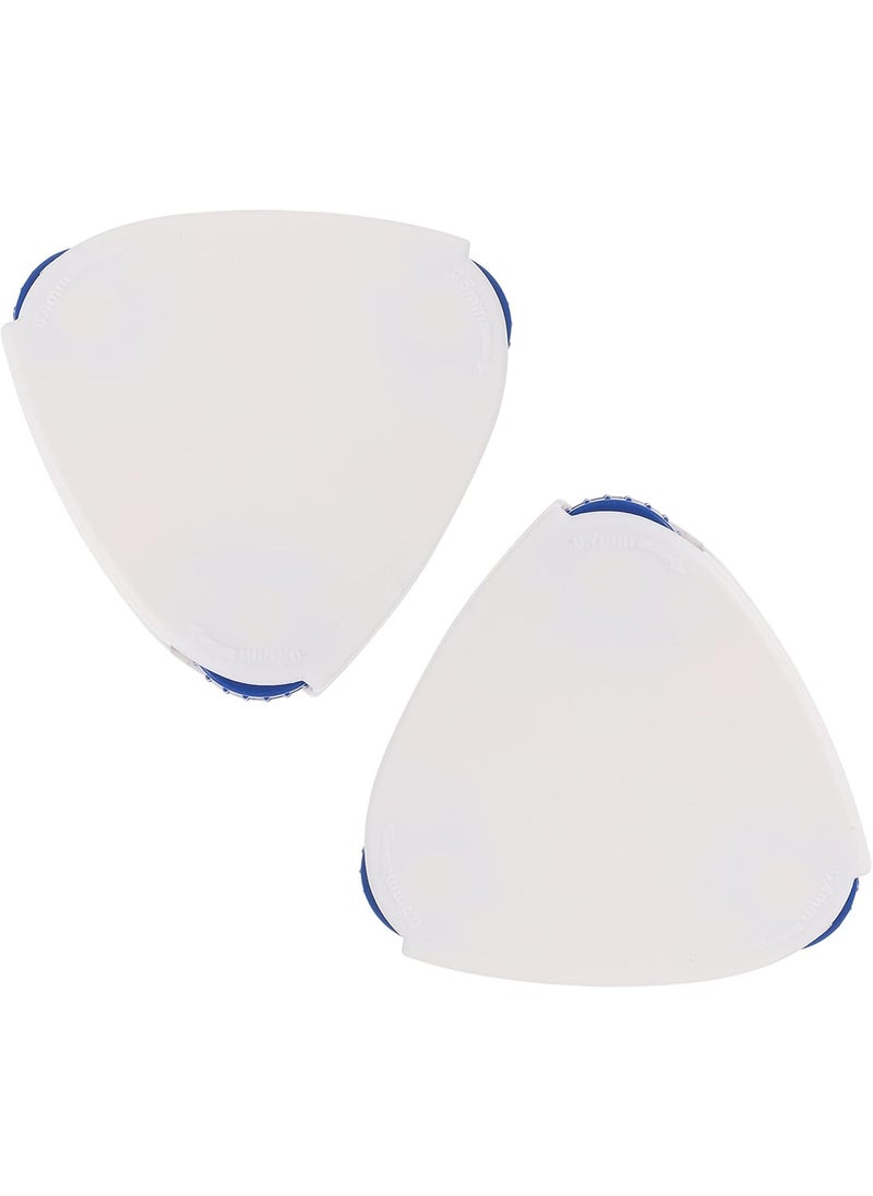Healifty Healifty 2pcs Diabetic Test Pen Triangle Shape Monofilament Pen Diabetic Foot Tester Diabetic Neuropathy Test Needles Diabetic Diagnostic Tools (White) 