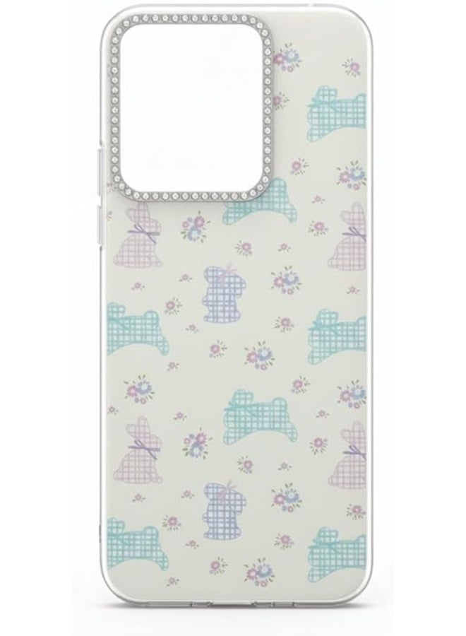 A luxurious case with a soft floral design for Oppo Reno 14f 5G , embodying simplicity.