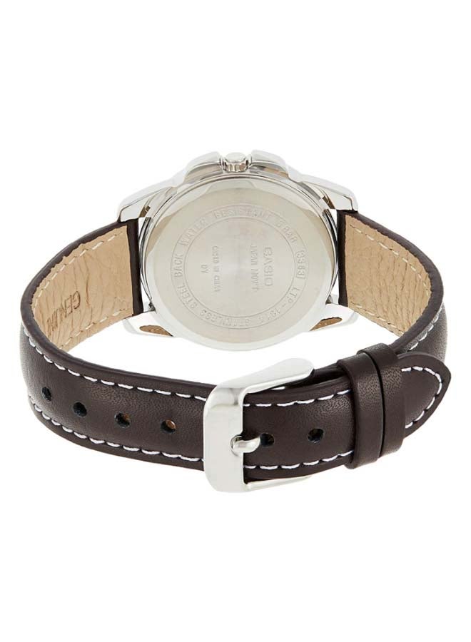 CASIO Men Leather Analog Watch LTP-1314L-7A - Image 4