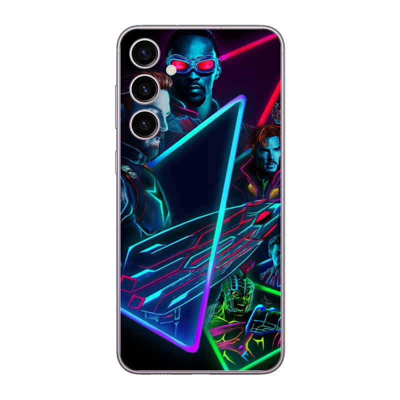 FCS Printed Designer Vinyl Mobile Back Skin Sticker for Samsung Galaxy A34 (Super Hero -52) - Image 1