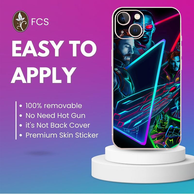 FCS Printed Designer Vinyl Mobile Back Skin Sticker for Samsung Galaxy A34 (Super Hero -52) - Image 4