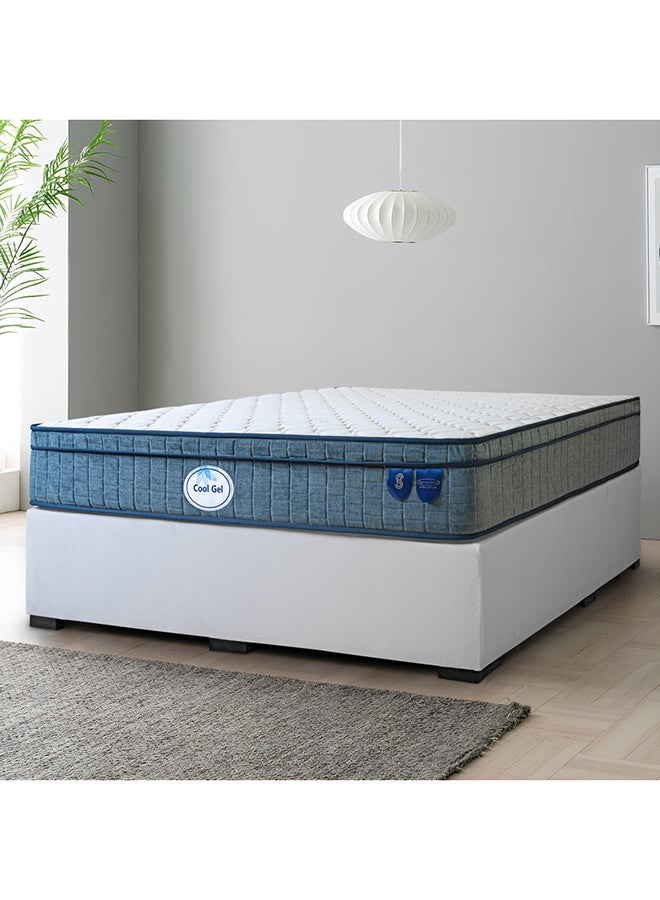 Bed and Mattress Zone Cool Gel Euro Top Pocket Spring Mattress 200x210 Super King Size - Image 2