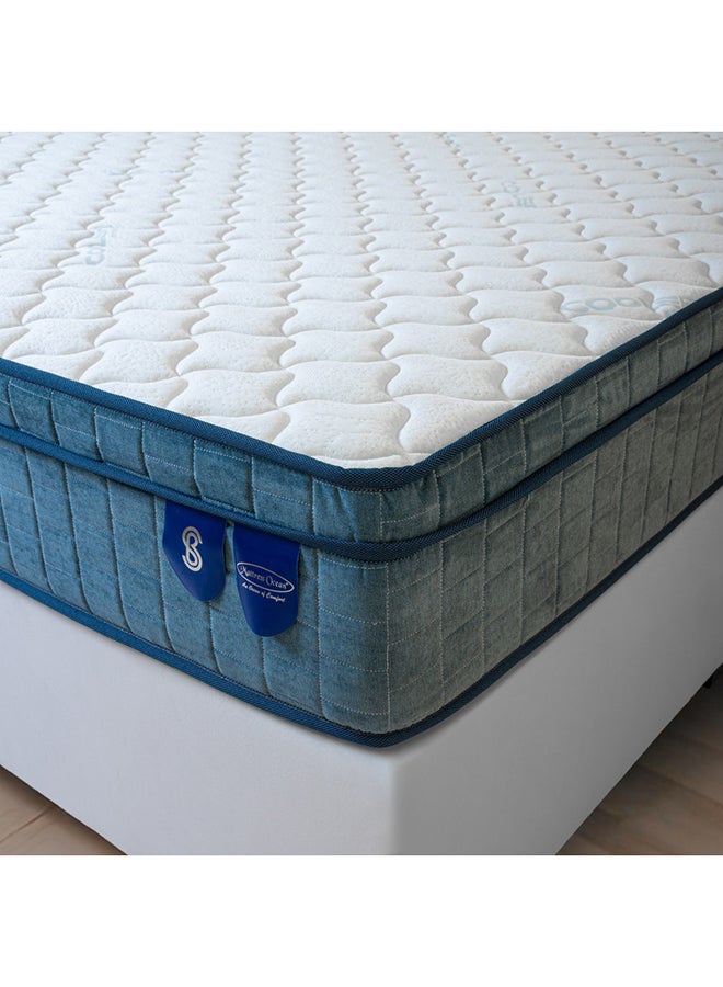 Bed and Mattress Zone Cool Gel Euro Top Pocket Spring Mattress 200x210 Super King Size - Image 4