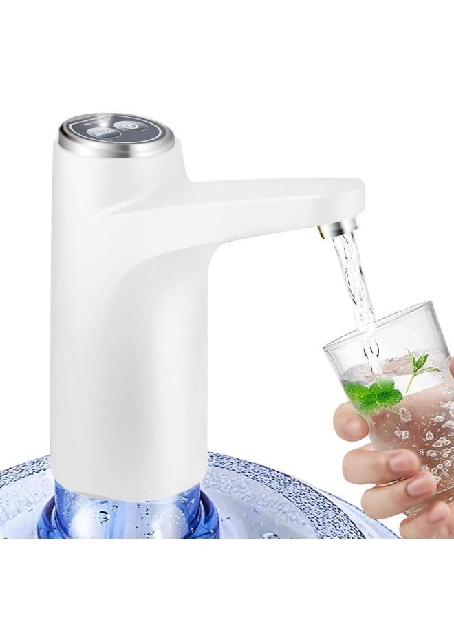 GGEROU Automatic Drinking Water Pump USB Charging Electric Water Dispenser Switch for Universal 2 3 4 5 Gallon Portable Water Dispenser for Home Office Camping  - Image 1